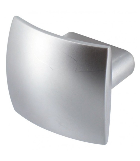 Bouton carré Zamac - 30 x 30 mm