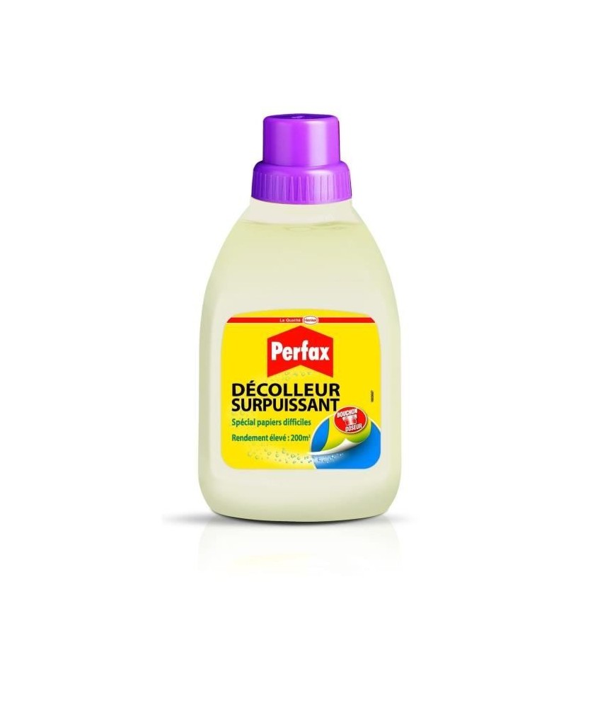 Décolleur papiers peints difficiles 150 m2 - 500 ml - PERFAX Décolleur papiers peints difficiles 150 m2 - 500 ml - PERFAX