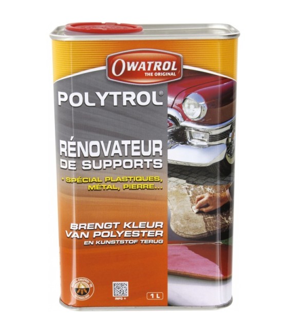 POLYTROL - Rénovateur plastiques, pierre, ciment, métal - 1 L - OWATROL