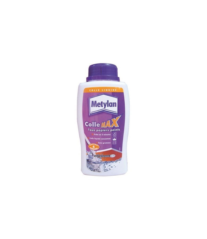 Colle tous papiers peints - METYLAN Max Liquide - 450 ml Colle tous papiers peints - METYLAN Max Liquide - 450 ml