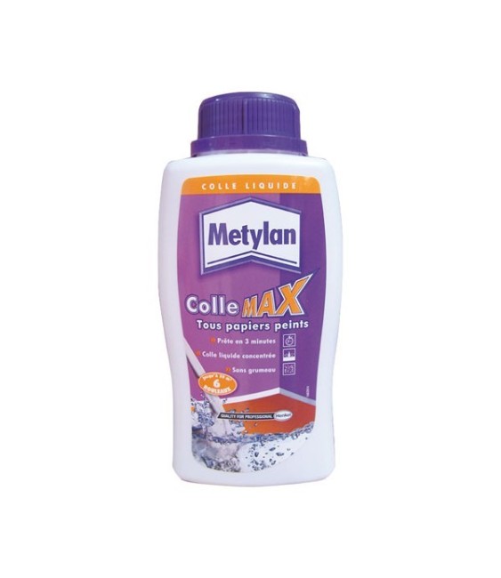 Colle tous papiers peints - METYLAN Max Liquide - 450 ml