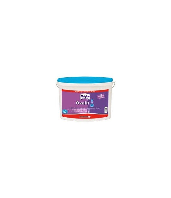 Colle pour revêtements textiles muraux et toiles de verre - Ovalit M - 0.750 Kg - METYLAN