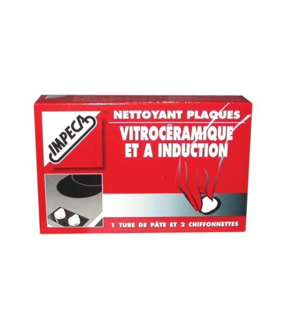 Nettoyant vitrocéramique et induction - En pâte - 50 ml - IMPECA