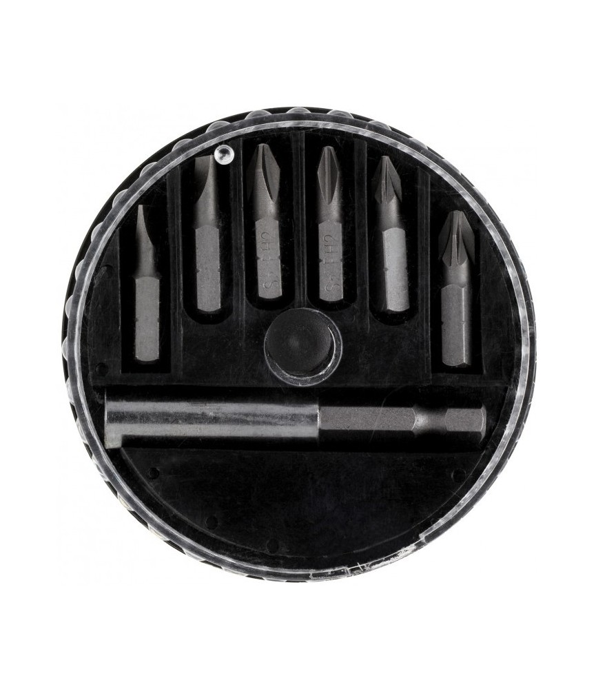 Boîte de 7 embouts de vissage 25 mm S2 - SCID Boîte de 7 embouts de vissage 25 mm S2 - SCID