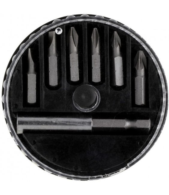 Boîte de 7 embouts de vissage 25 mm S2 - SCID