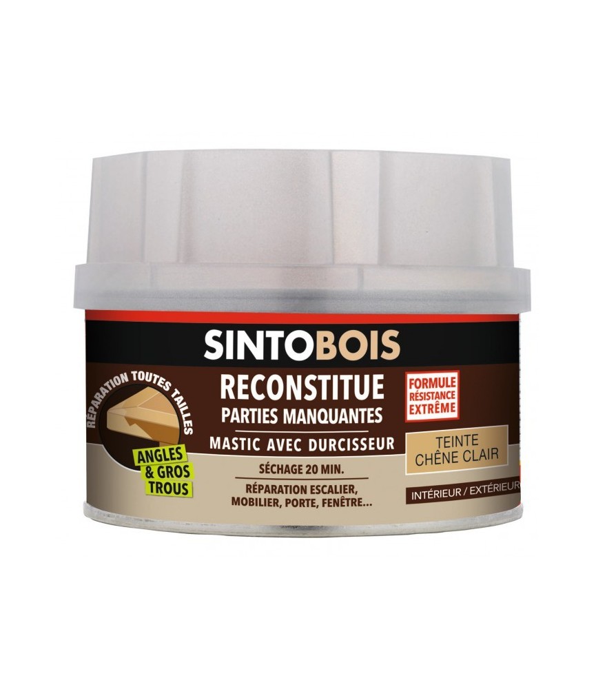 Mastic à bois - Chêne Clair -170ml - SINTO Mastic à bois - Chêne Clair -170ml - SINTO