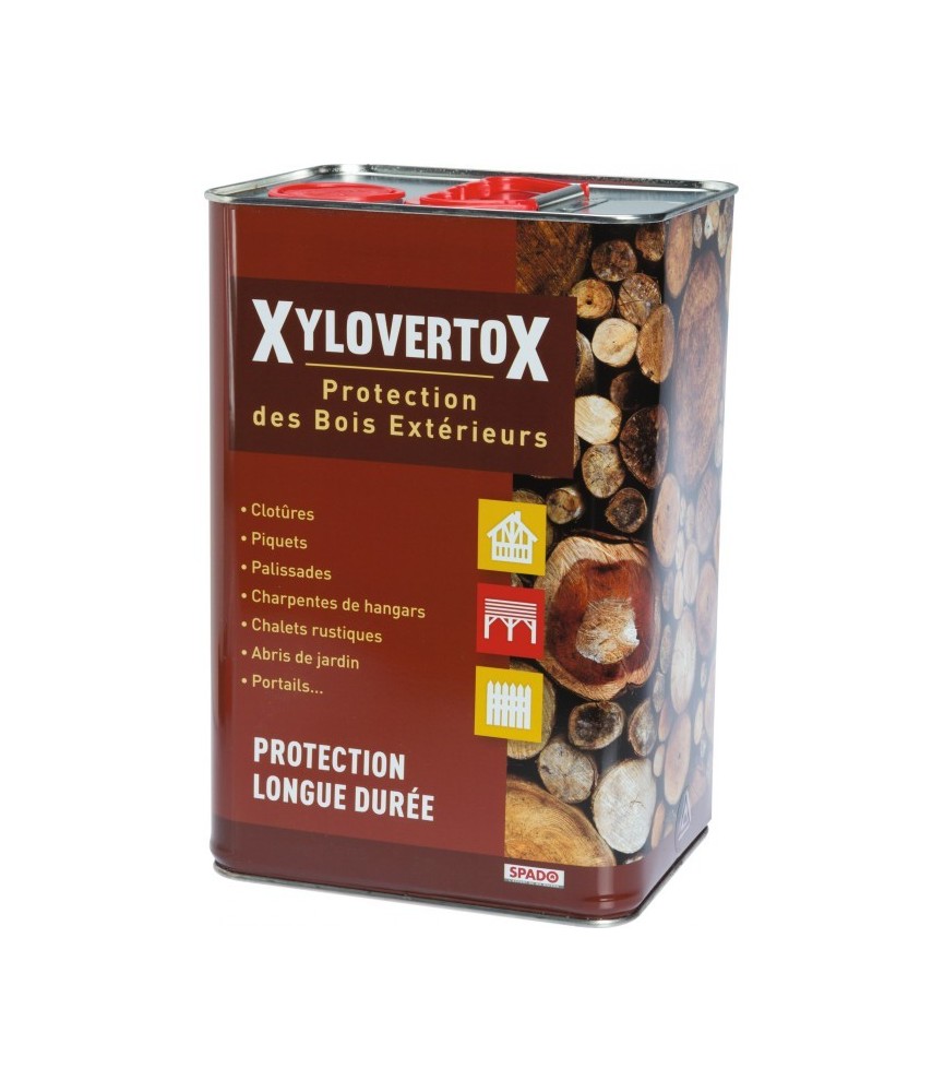 Xylovertox - Entretien bois extérieur / intérieur - 5 L - SPADO Xylovertox - Entretien bois extérieur / intérieur - 5 L - SPADO