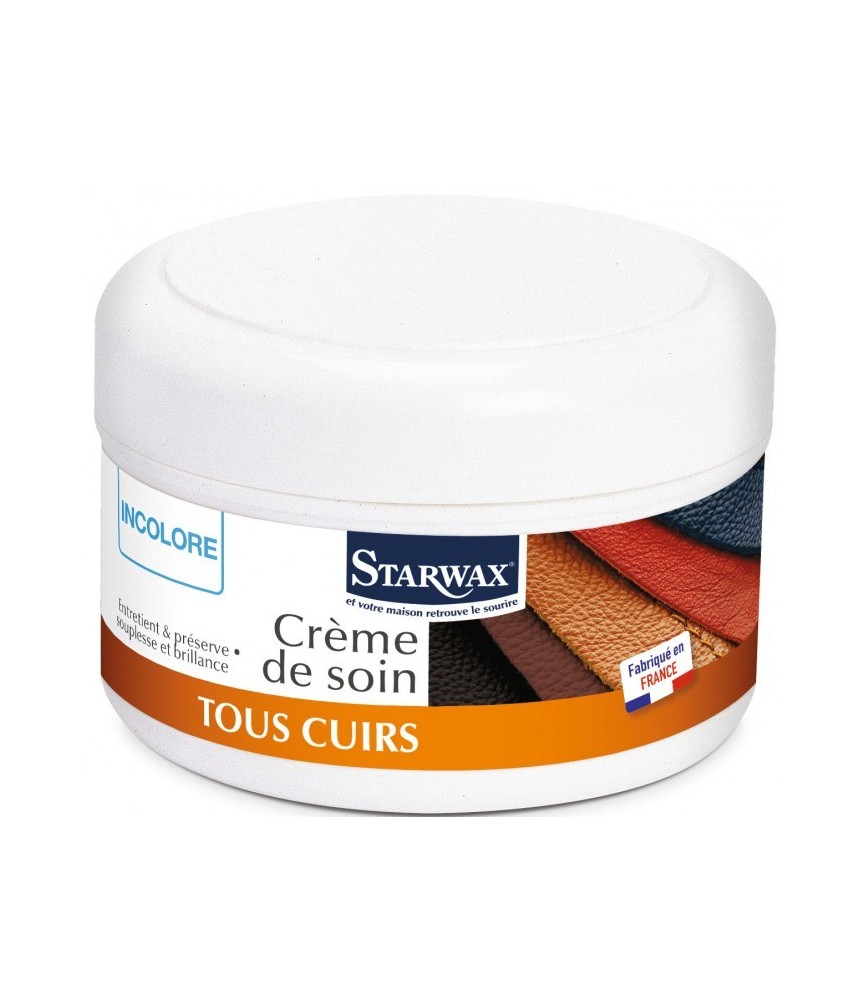 Crème de soin pour cuir 150ml - STARWAX Crème de soin pour cuir 150ml - STARWAX