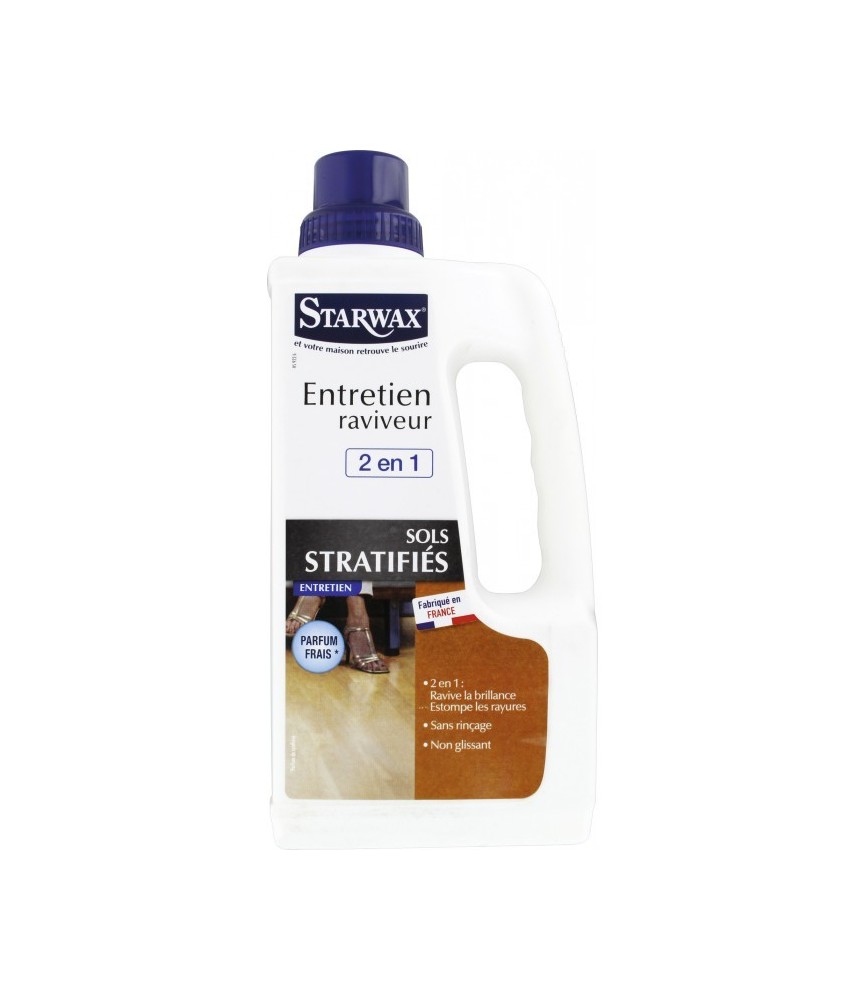 Entretien Parquet Vitrifié et Stratifié 1l - STARWAX Entretien Parquet Vitrifié et Stratifié 1l - STARWAX