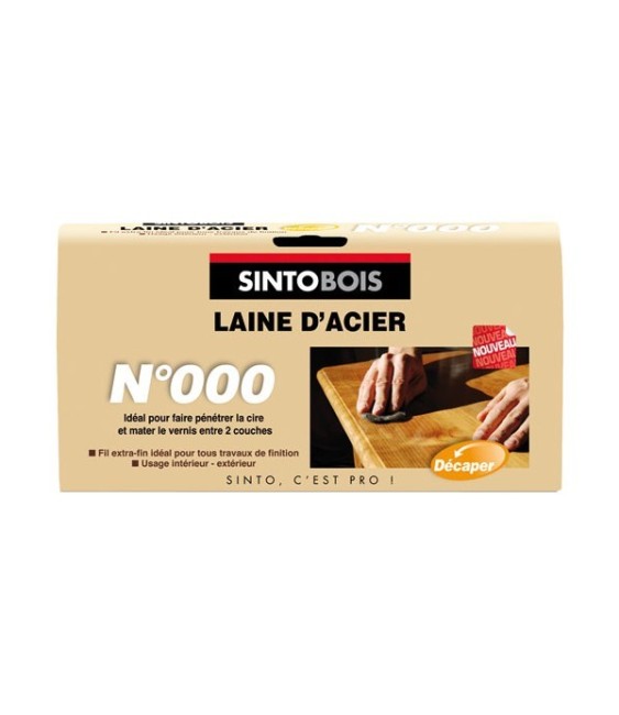 Laine d'acier n° 000 - SINTOBOIS