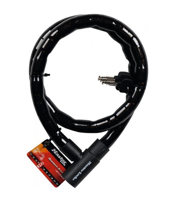Câble antivol articule Masterlock - Longueur 1,2 mm