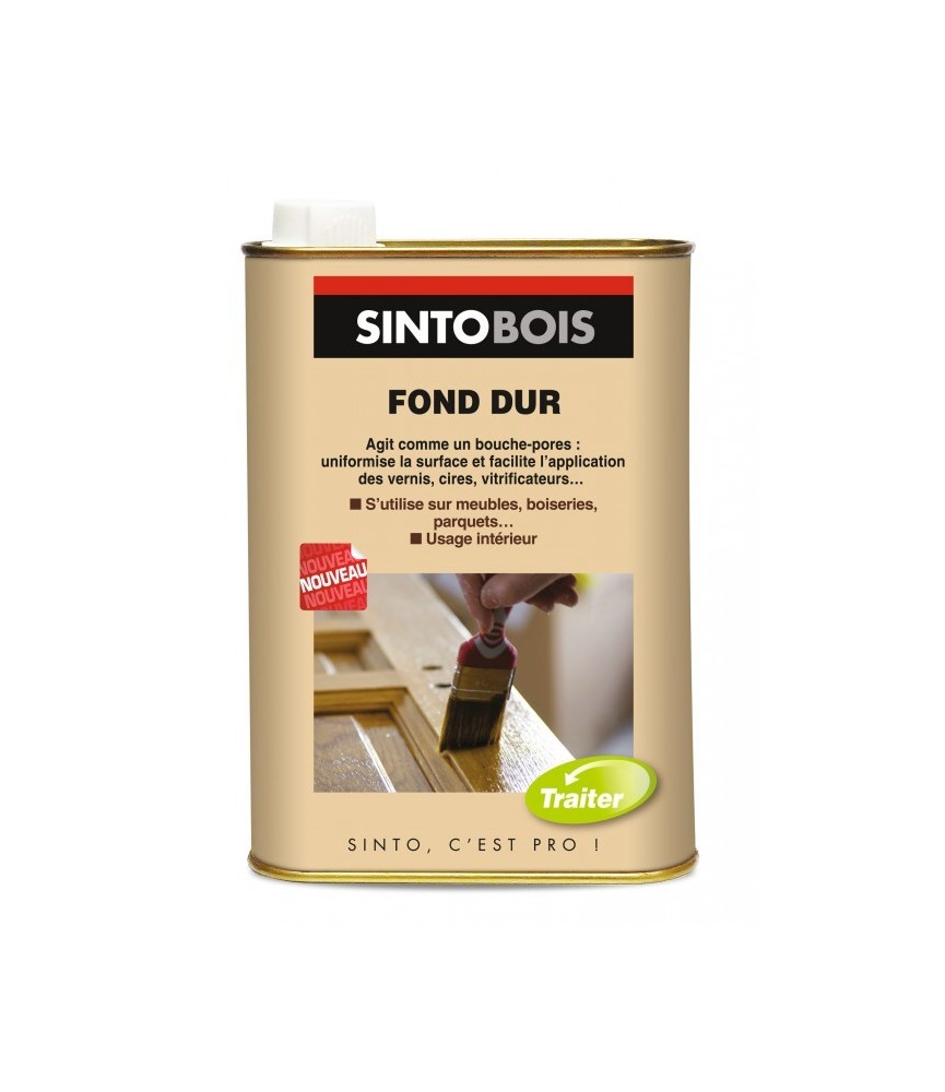 Fond Dur - Protection et bouche pores - 500 ml - Incolore - SINTO Fond Dur - Protection et bouche pores - 500 ml - Incolore - SINTO