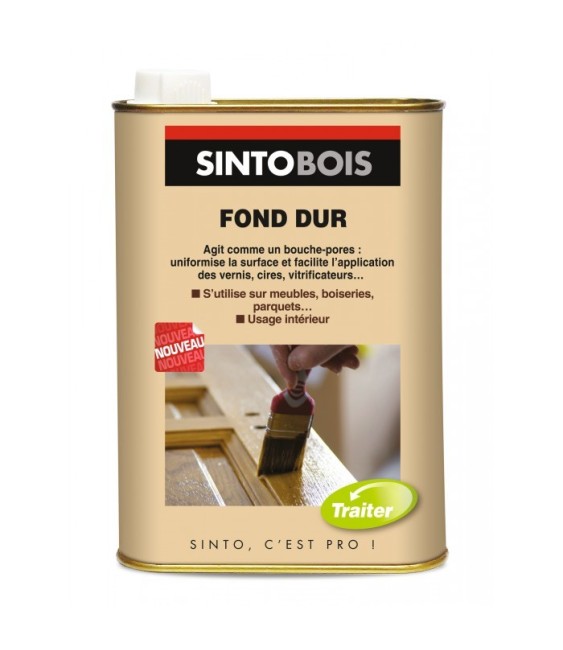Fond Dur - Protection et bouche pores - 500 ml - Incolore - SINTO