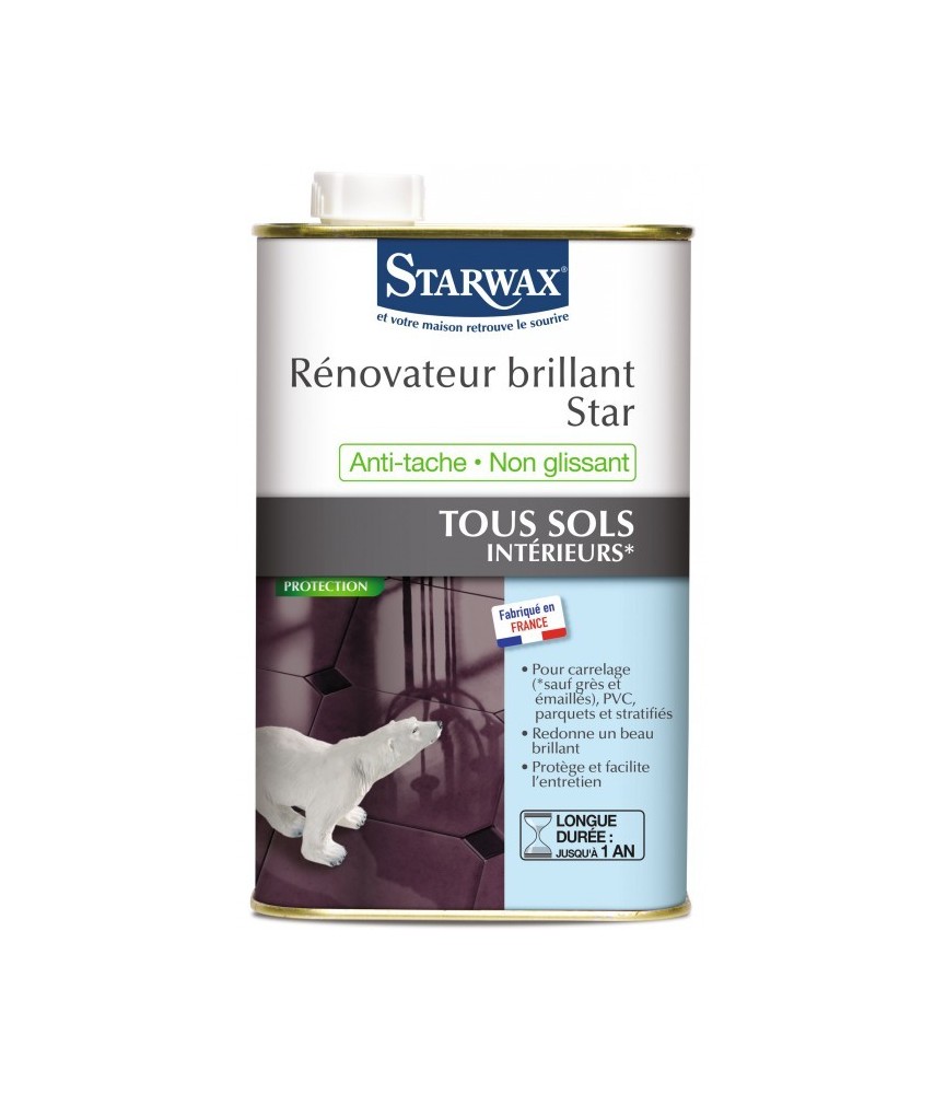 Cire ionisée sol carrelés brillant - STARWAX Cire ionisée sol carrelés brillant - STARWAX