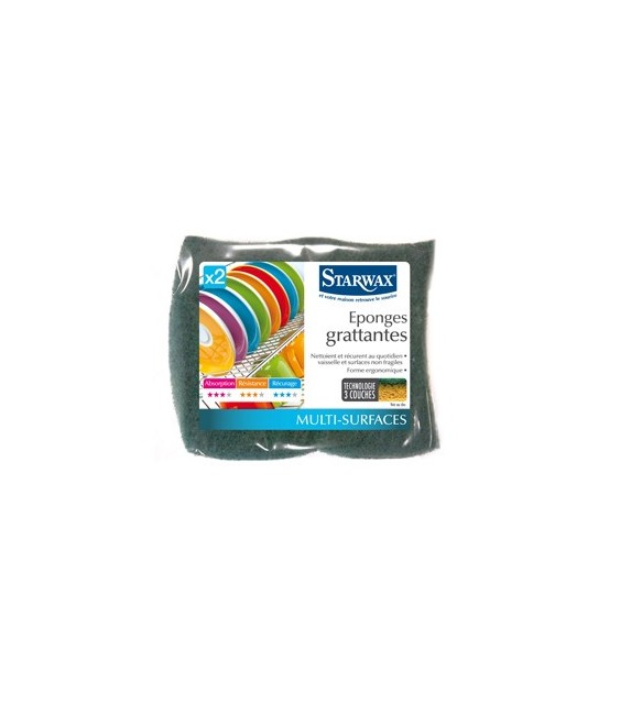 Eponges Grattante x2 - STARWAX