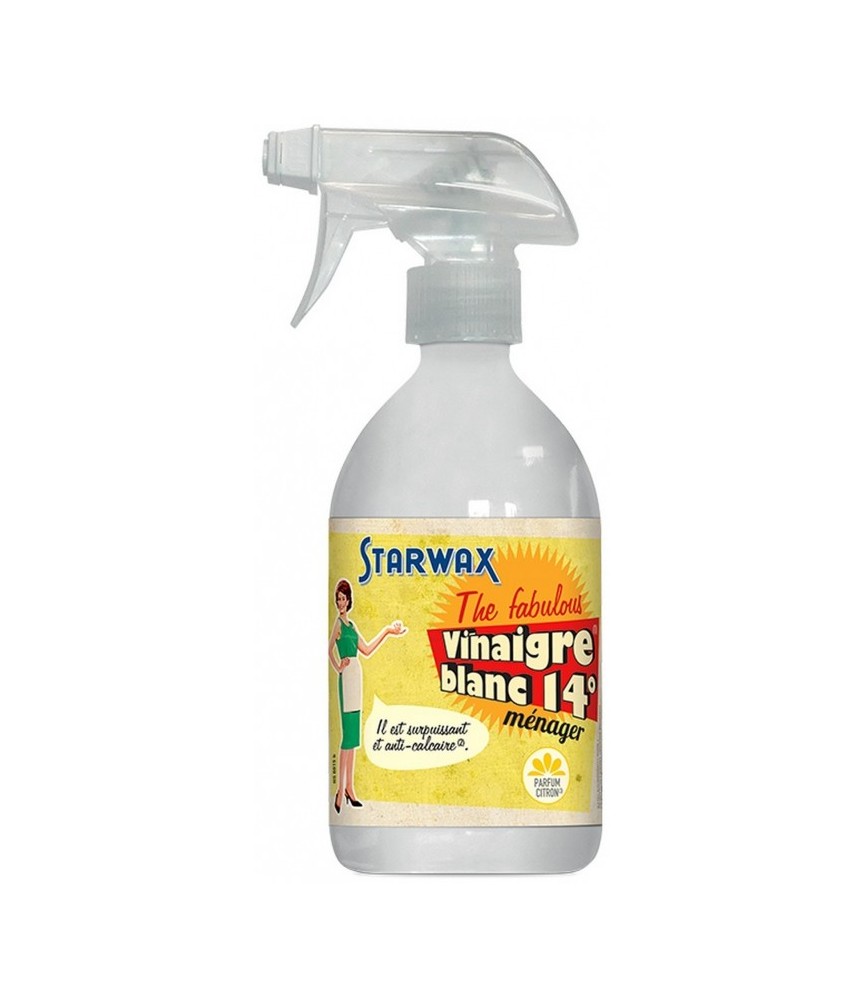 Vinaigre blanc Citron - THE MIRACULOUS - 500 ml - STARWAX Vinaigre blanc Citron - THE MIRACULOUS - 500 ml - STARWAX