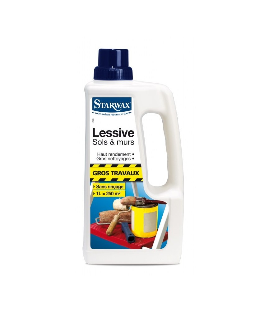 Lessive Sols et Murs 1L - STARWAX Lessive Sols et Murs 1L - STARWAX
