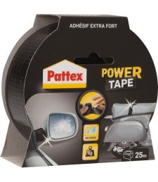 Adhésif super-puissant Power Tape de PATTEX - 25 m - Noir