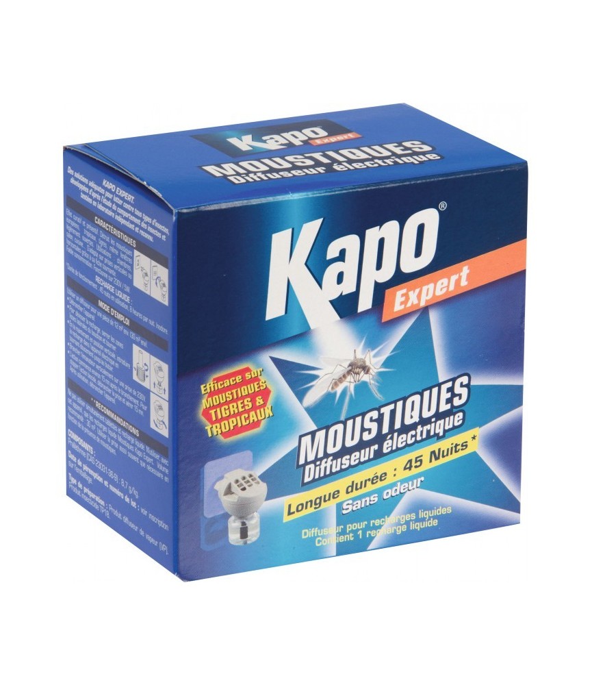 Diffuseur Electrique Liquide anti-moustiques - KAPO Diffuseur Electrique Liquide anti-moustiques - KAPO