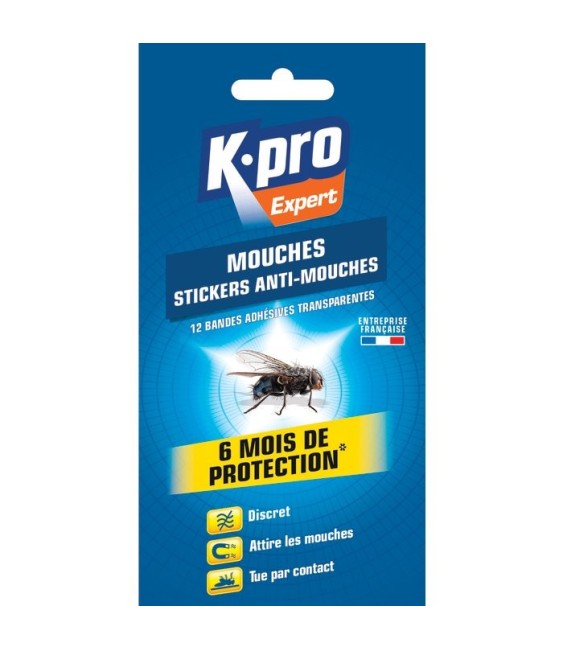 Bandes Adhésives Transparentes Anti-Mouches - KAPO