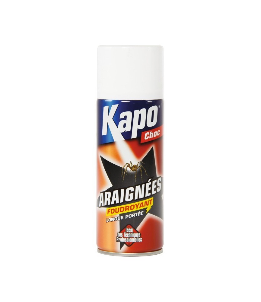 Aérosol Foudroyant Spécial Araignées - KAPO Aérosol Foudroyant Spécial Araignées - KAPO