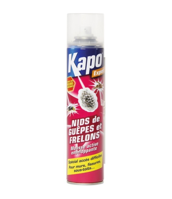 Aérosol Mousse Enveloppante Nids de Guêpes et Frelons - KAPO