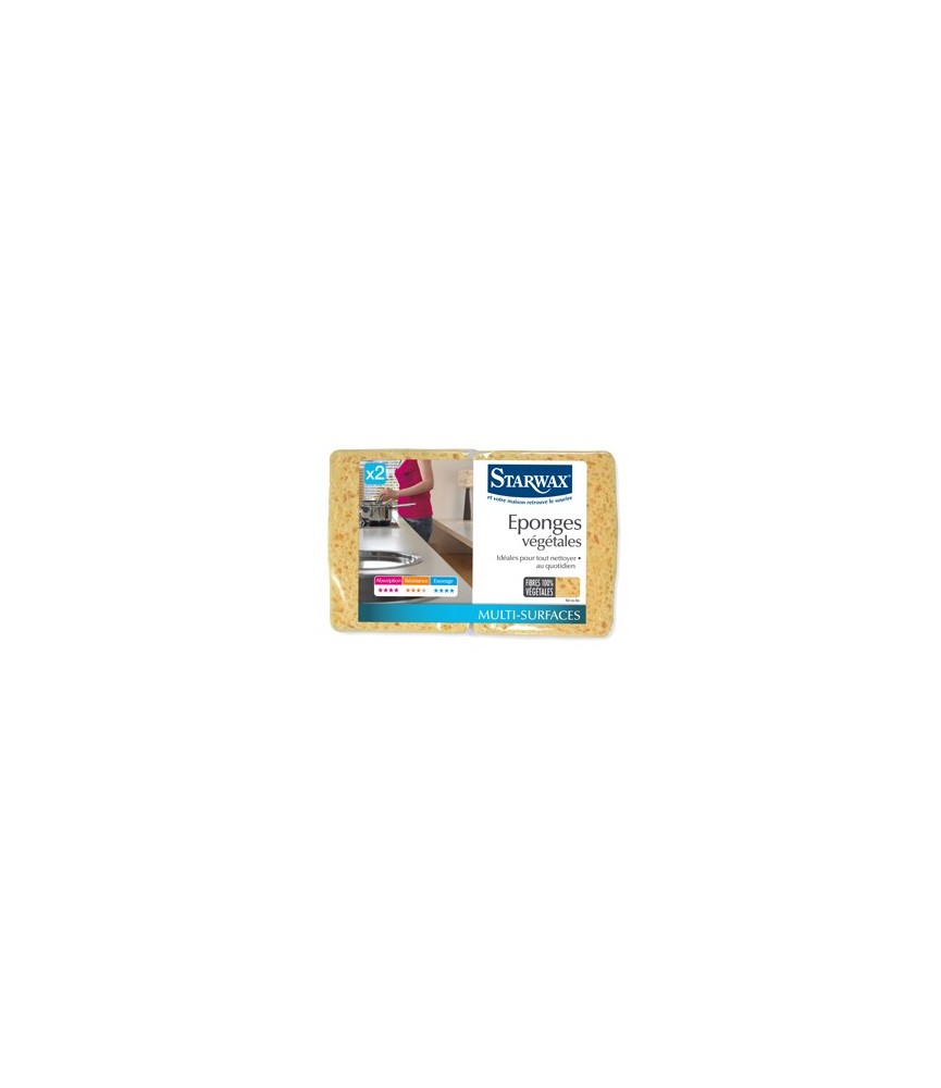 Eponge Végétale.Moyenne x2 - STARWAX Eponge Végétale.Moyenne x2 - STARWAX