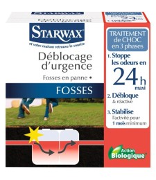 Traitement d’urgence - Fosses bloquées 3x200g - STARWAX