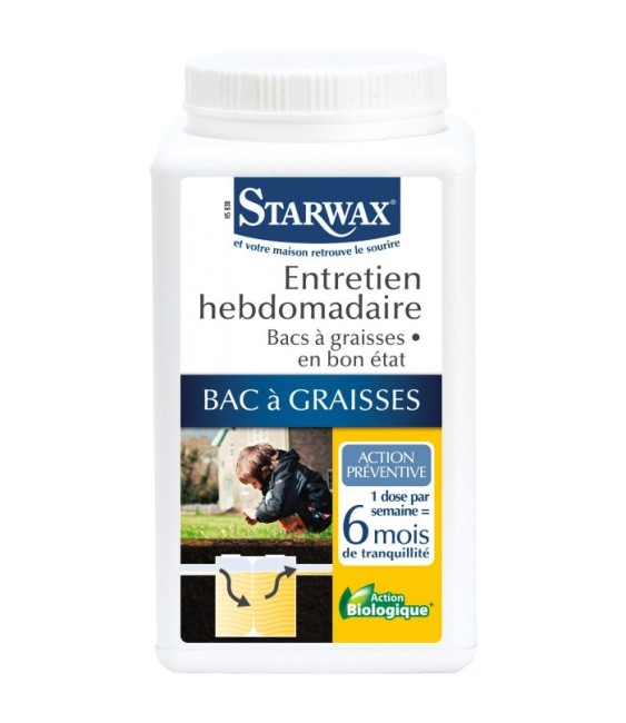Entretien Hebdomadaire Bac à Graisses - STARWAX