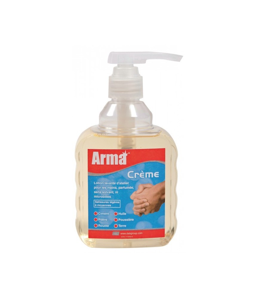 Savon crême - Flacon pompe 450 ml - ARMA Savon crême - Flacon pompe 450 ml - ARMA