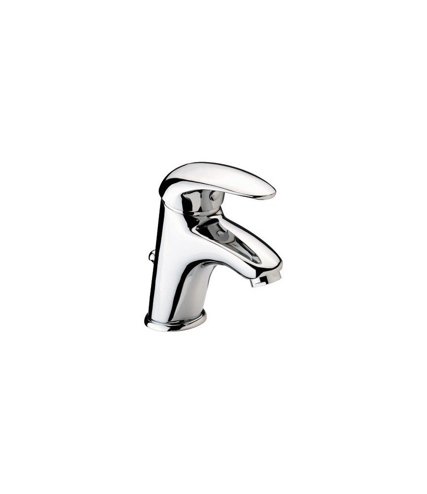 Mitigeur pour lavabo avec vidage - Manette pleine - "City 2" -