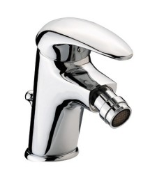 Mitigeur pour bidet Chromé avec vidage - Manette pleine - "City 2"