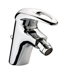 Mitigeur pour bidet Chromé avec vidage - Manette creuse - "City 2" -
