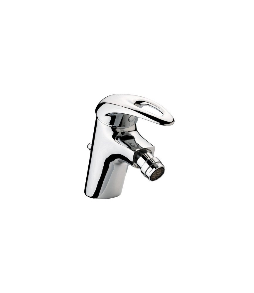 Mitigeur pour bidet Chromé avec vidage - Manette creuse - "City 2" - Mitigeur pour bidet Chromé avec vidage - Manette creuse - "City 2" -
