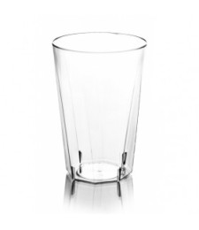 20 verres jetables plastique octogonaux 20cl