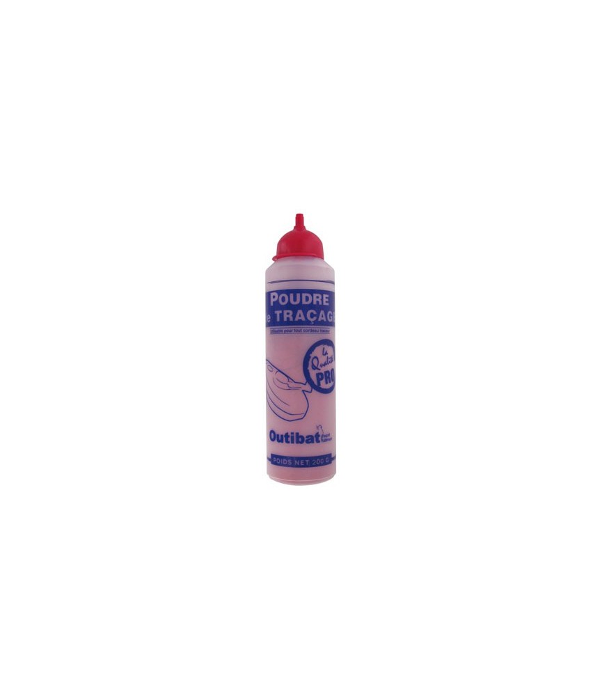 Poudre de traçage Rouge pour cordeau - 200 Gr - OUTIBAT Poudre de traçage Rouge pour cordeau - 200 Gr - OUTIBAT
