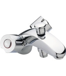 Mélangeur de bain douche monotrou - Tête céramique - "Équinoxe" -