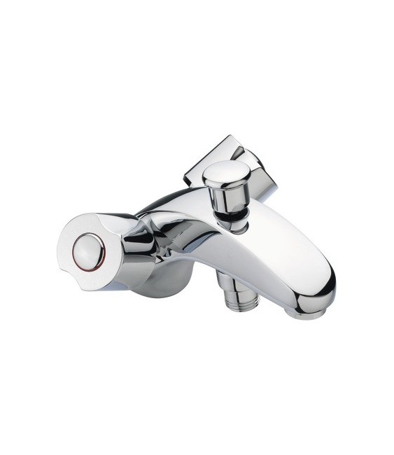 Mélangeur de bain douche monotrou - Tête céramique - "Équinoxe" -