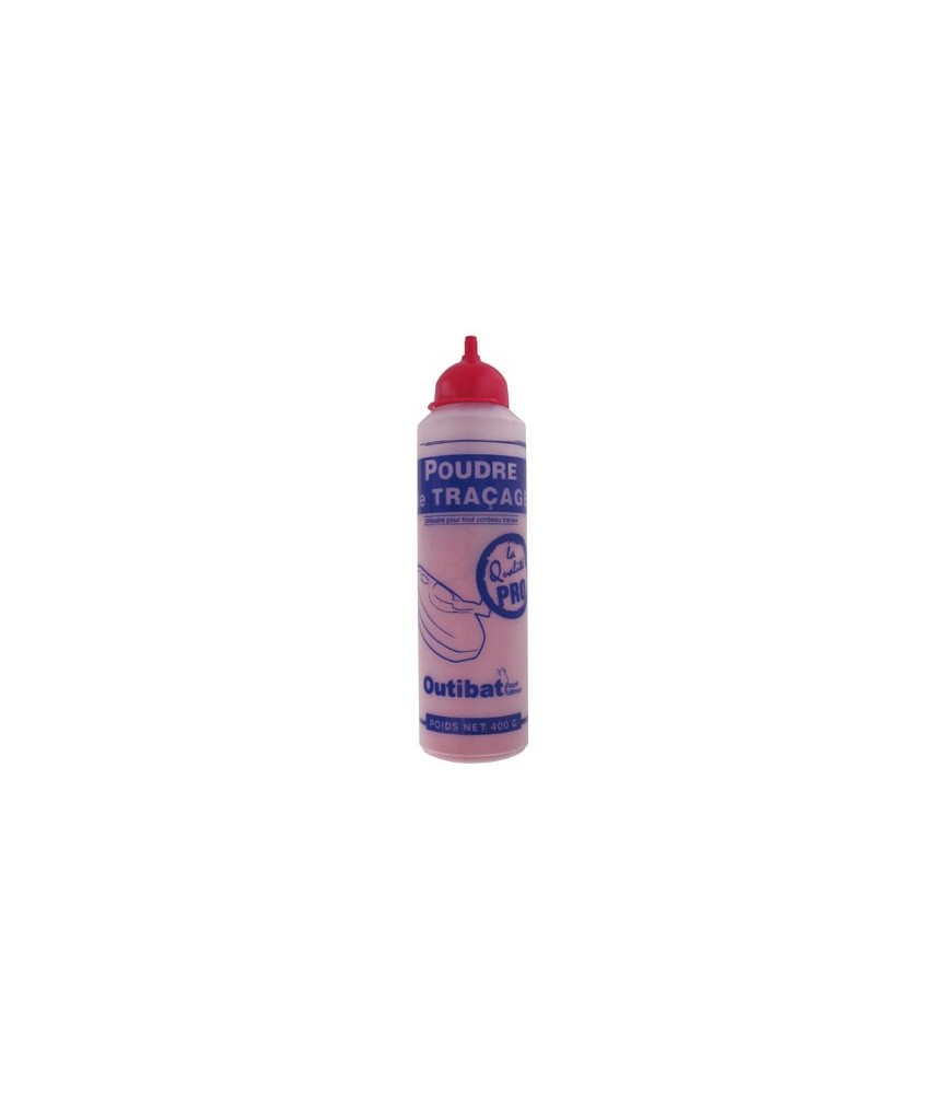 Poudre de traçage Rouge pour cordeau - 400 Gr - OUTIBAT Poudre de traçage Rouge pour cordeau - 400 Gr - OUTIBAT
