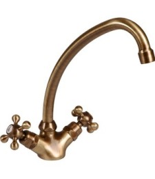 Mélangeur pour évier - Vieux bronze " Retro"
