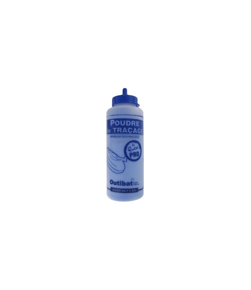 Poudre de traçage Bleu pour cordeau - 1 Kg - OUTIBAT