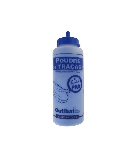 Poudre de traçage Bleu pour cordeau - 1 Kg - OUTIBAT