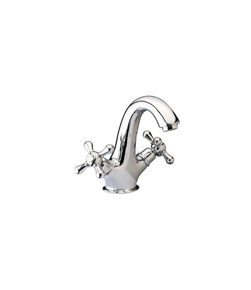 Mélangeur pour lavabo bec fixe sans vidage " Retro" - Mélangeur pour lavabo bec fixe sans vidage " Retro" -