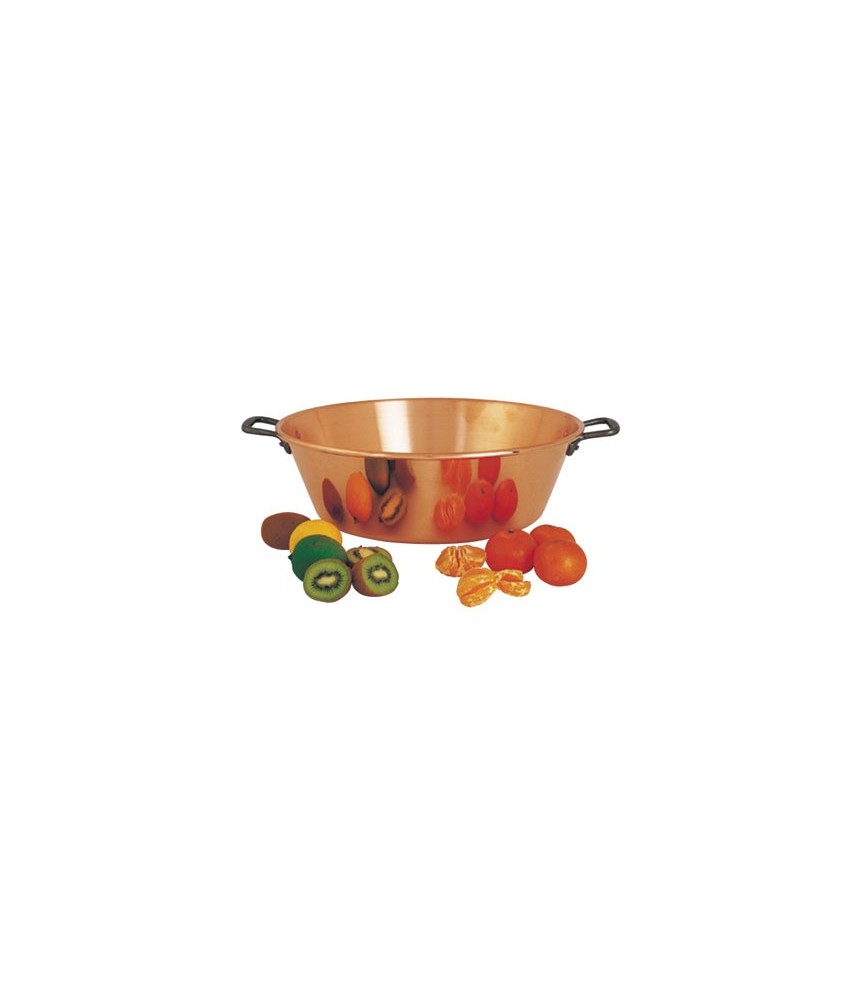 Bassine à confiture - Cuivre massif - Diamètre 40 cm - BAUMALU
