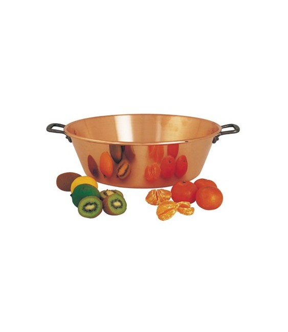 Bassine à confiture - Cuivre massif - Diamètre 40 cm - BAUMALU