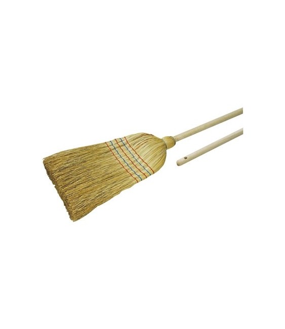 Balai en paille - 5 fils - BROSSERIE MARCHAND