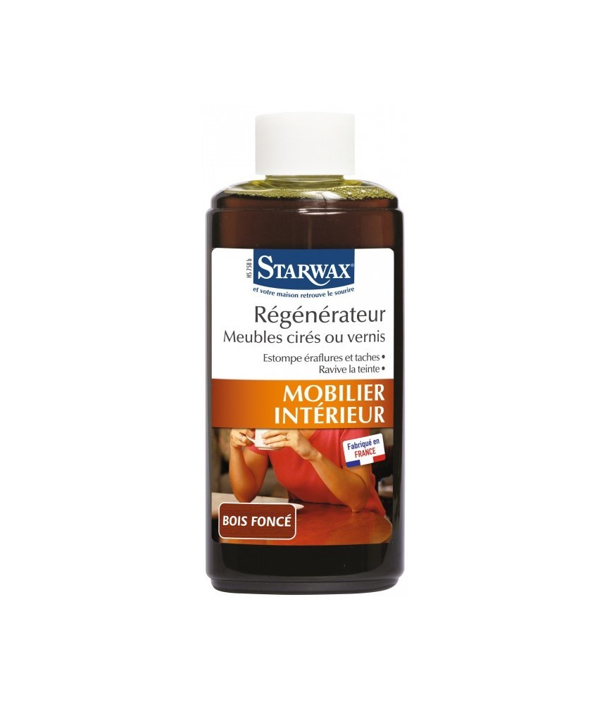 Régénérateur bois foncé - 200 ml - STARWAX Régénérateur bois foncé - 200 ml - STARWAX