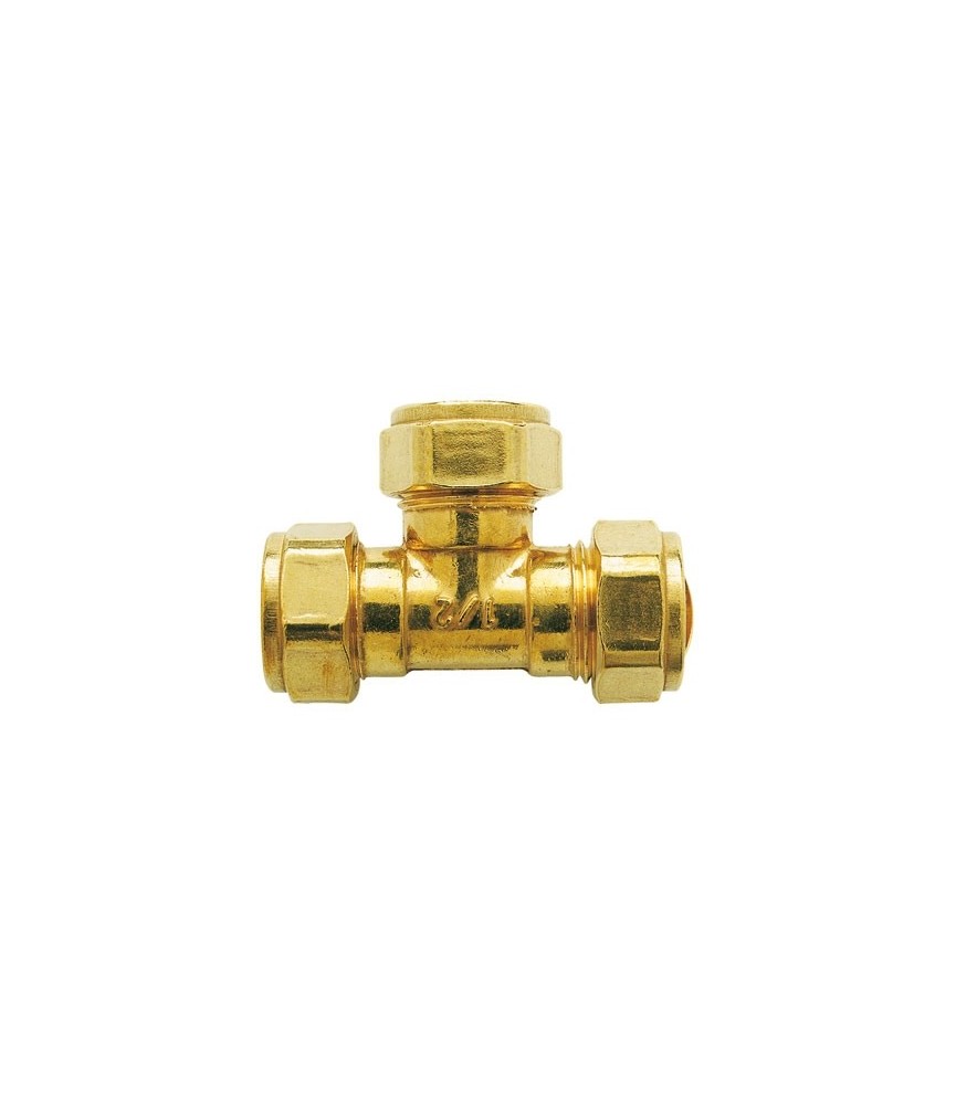 Té égal pour raccords Bicones - 12 mm - RACCORDS