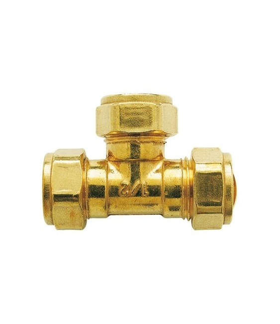 Té égal pour raccords Bicones - 14 mm - RACCORDS