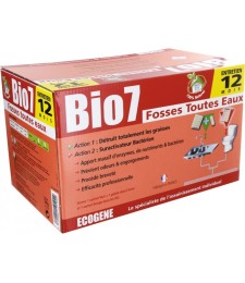 Entretien fosse toutes eaux - 24 doses - Bio 7 - ECOGENE